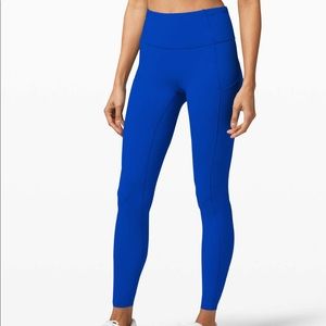 Lululemon Cerulean Blue Fast and Free 25”